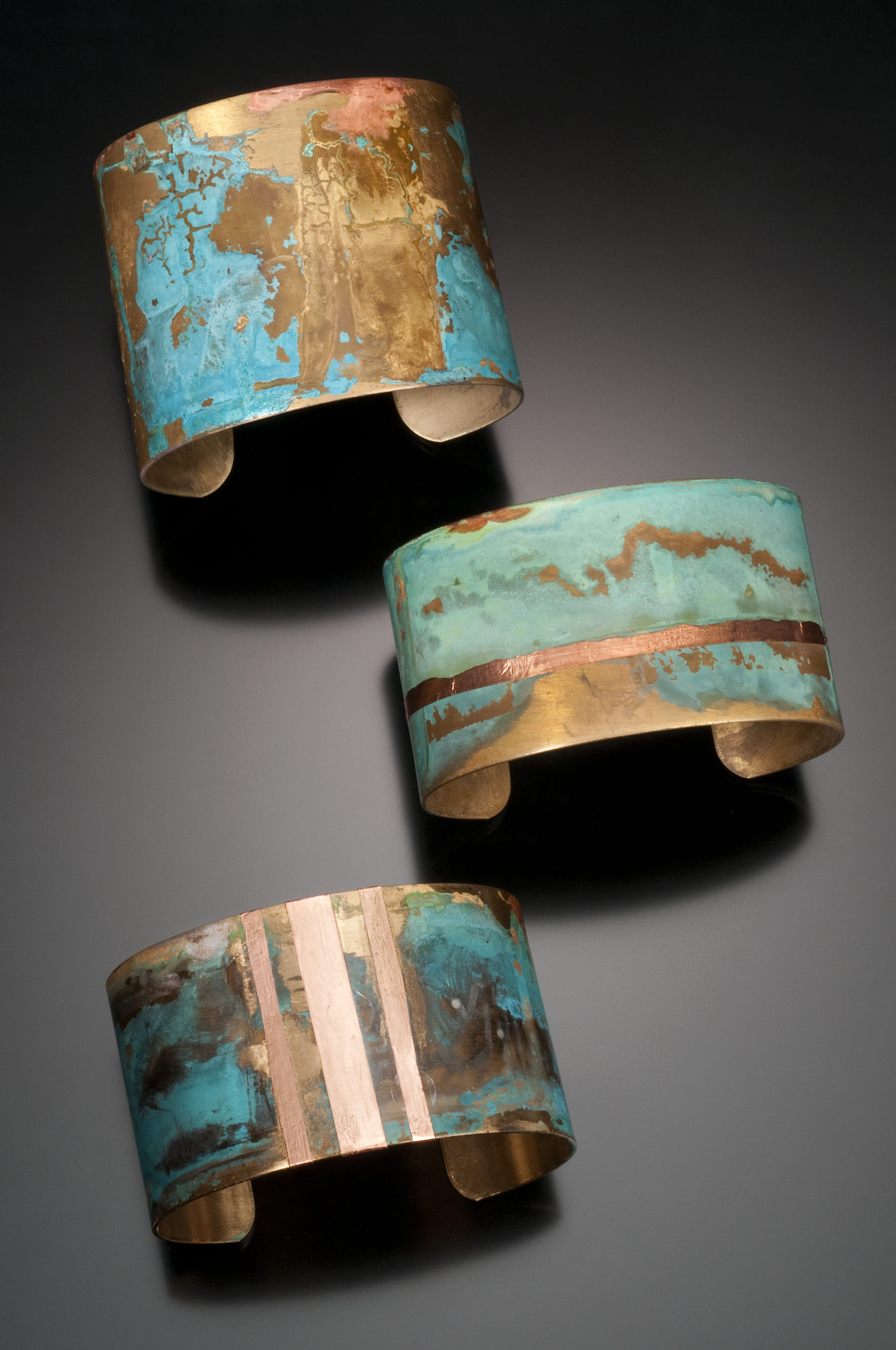 NEW  YEAR  PATINA  CUFFS